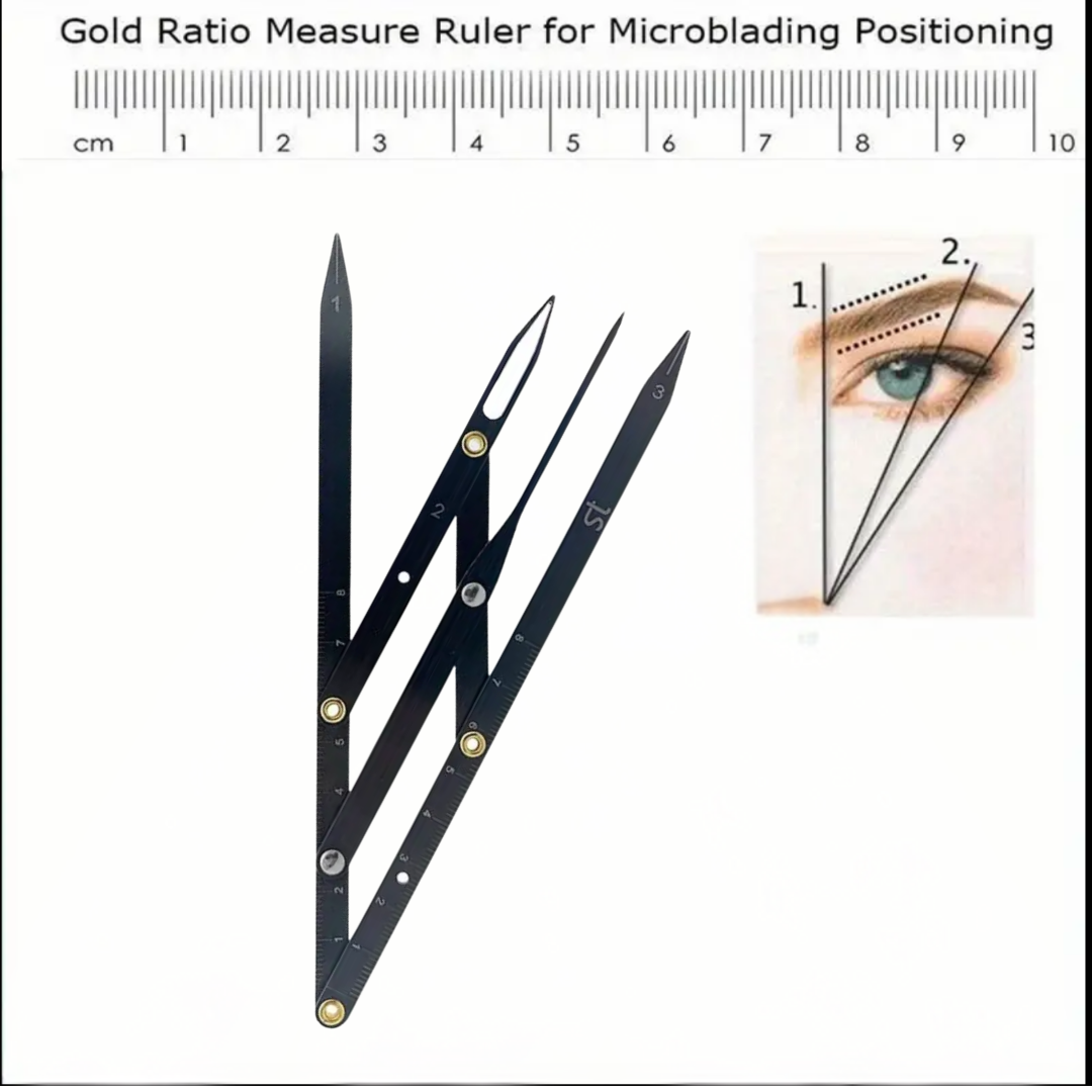 Golden ratio brow gauge