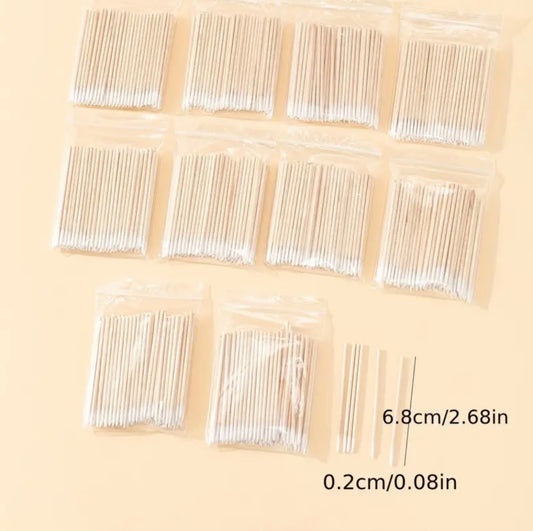 Micro q-tips – Precise cotton swabs for eyebrows and eyelashes