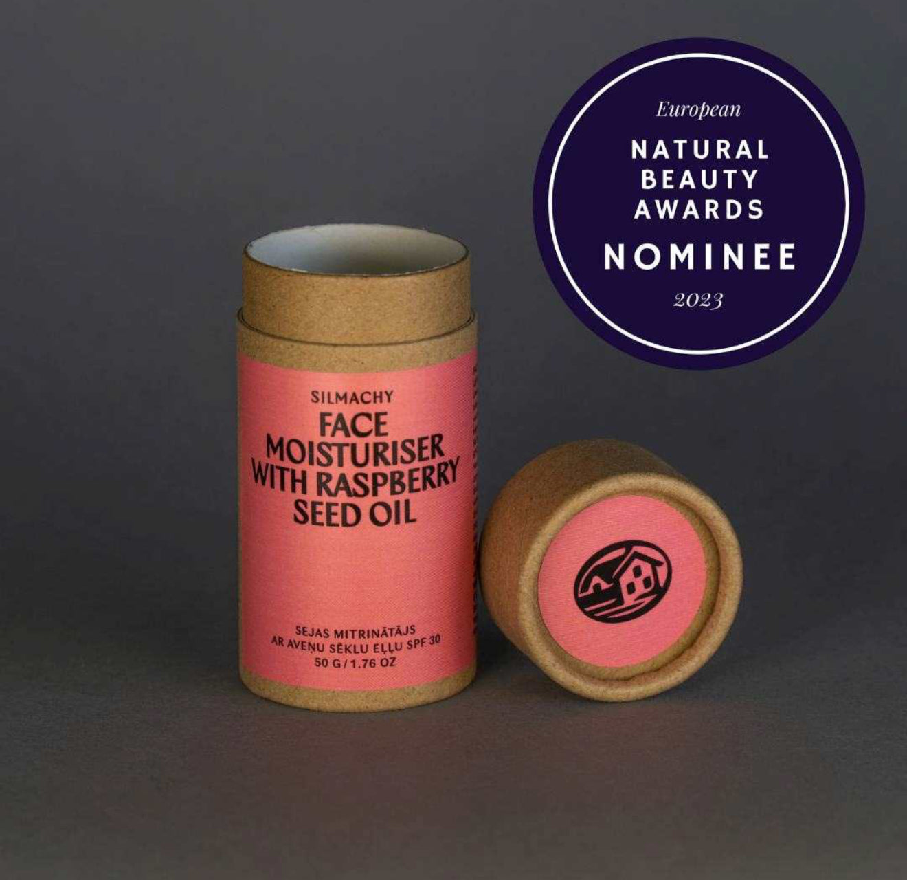 Natural face moisturiser with raspberry seed oil - SPF 30 - Naturelle Beauty