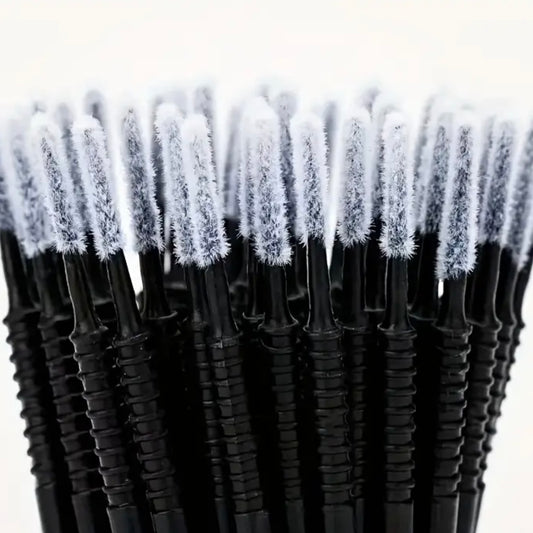 Long tip micro brushes - Black | 100 pcs