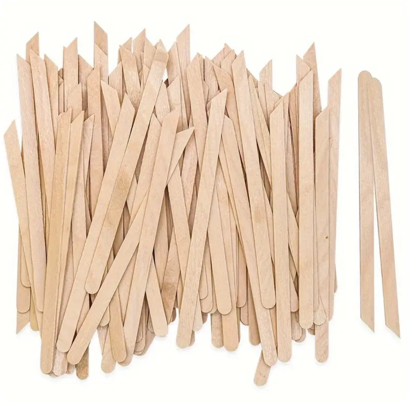 Wax spatulas with beveled edge