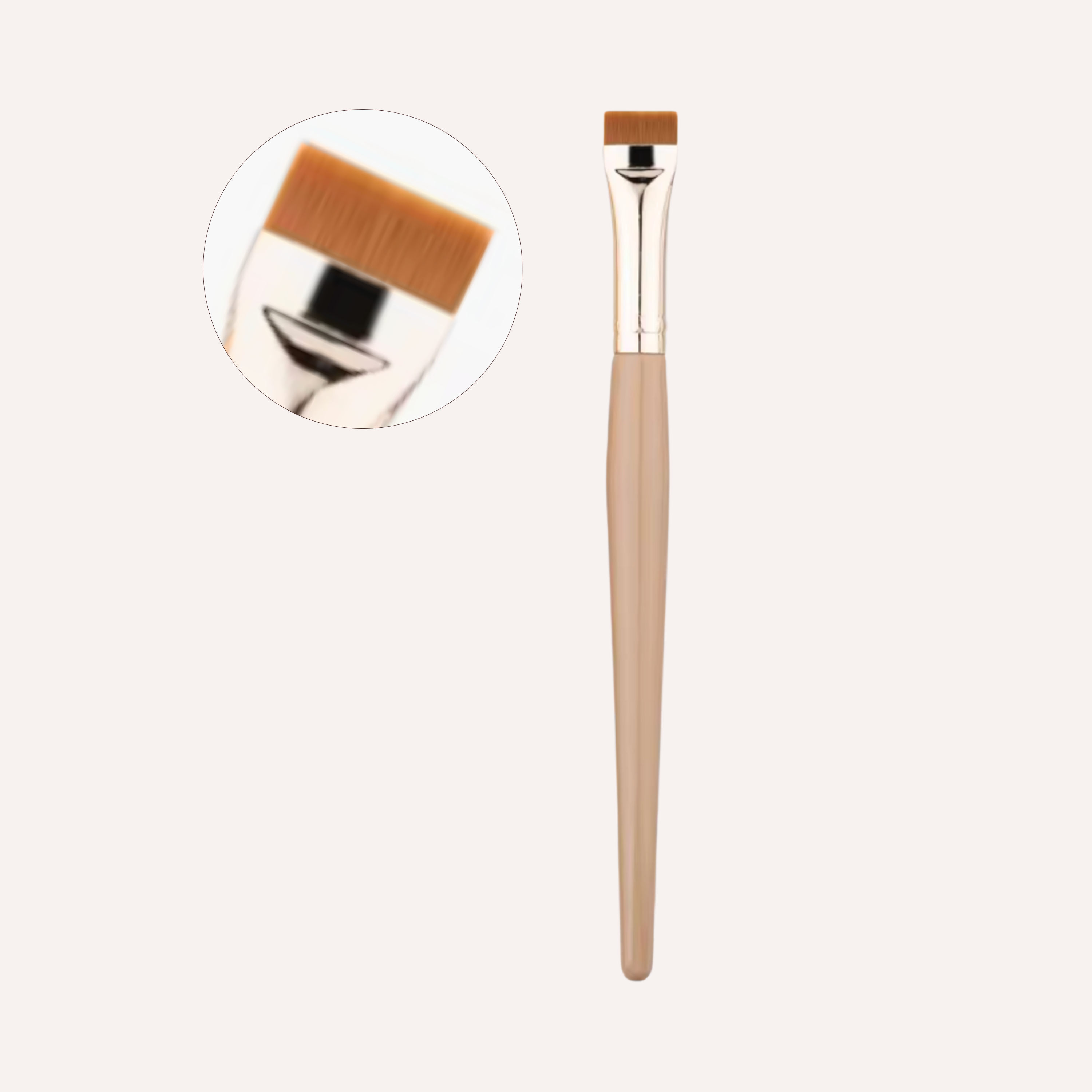 Premium Flat Brush – Beige