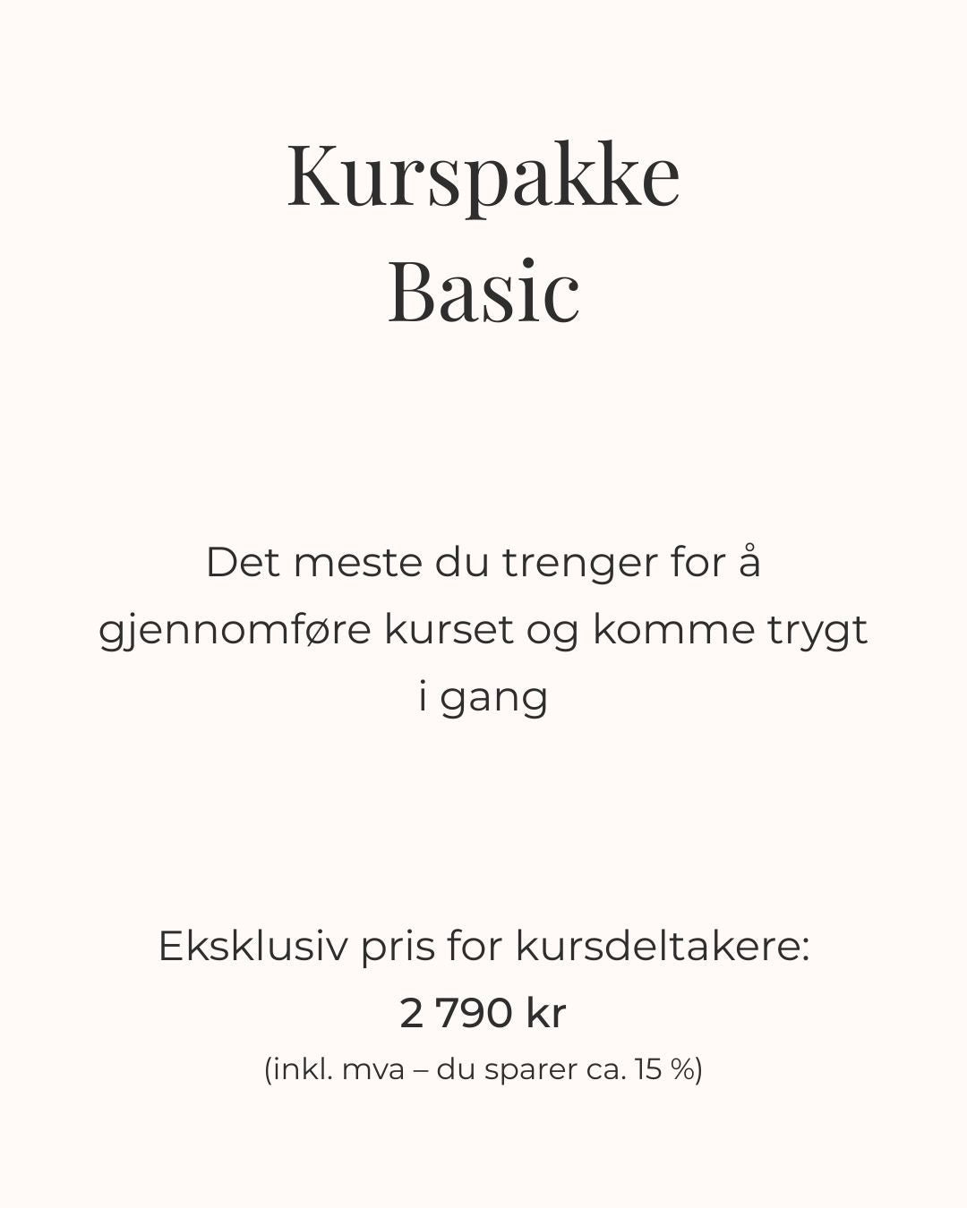 Masterclass Kurspakke BASIC