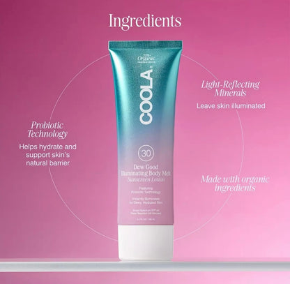 COOLA Dew Good Illuminating Body Melt SPF30