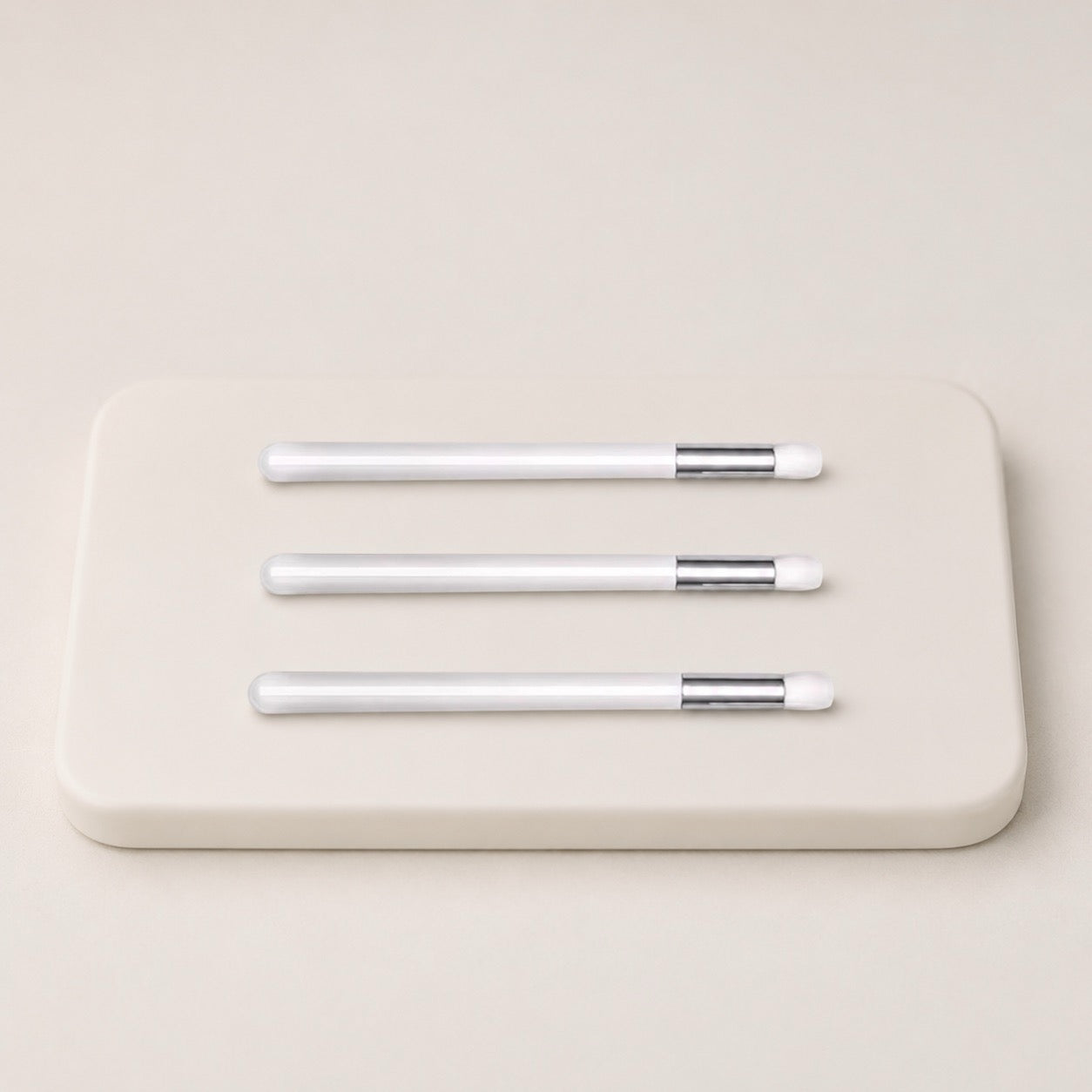 White Cleansing Brushes – 5 stk
