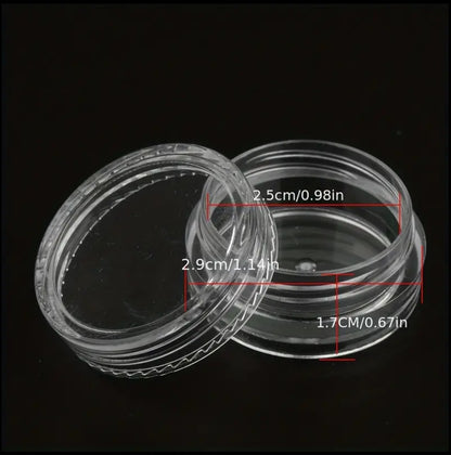 Tomme plastkrukker 5g