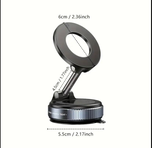 Magnetisk mobilholder med sugekopp