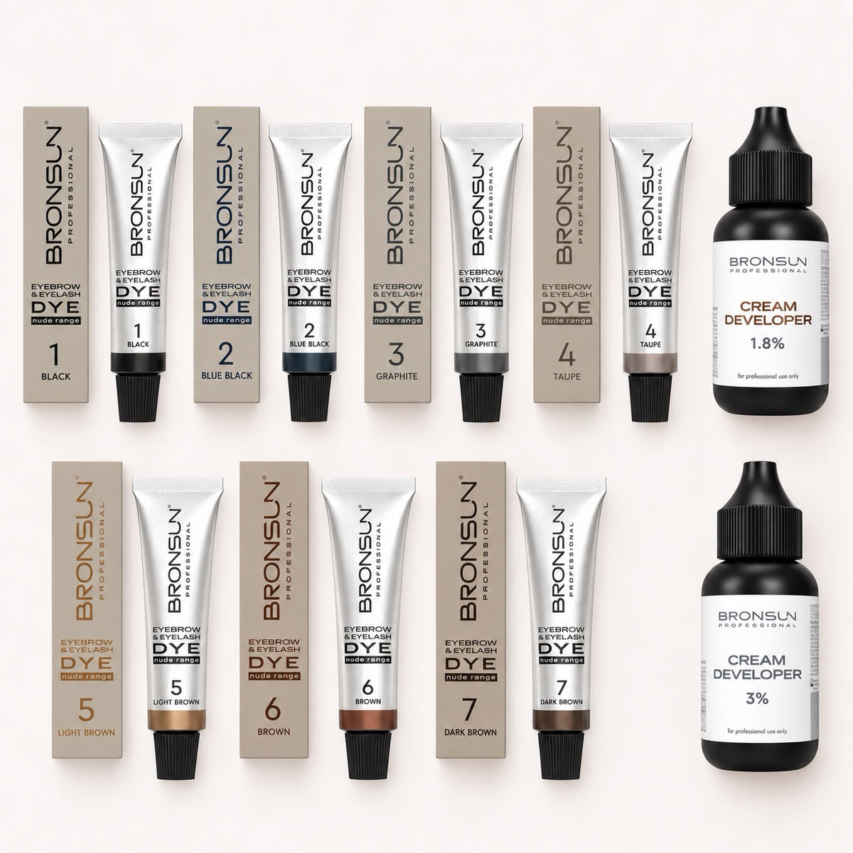 Bronsun Complete Nude Range Dye Kit