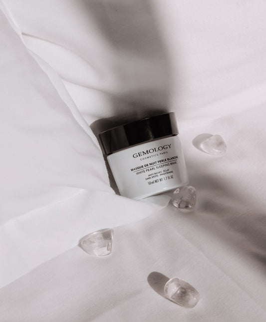 White pearl Sleeping Mask