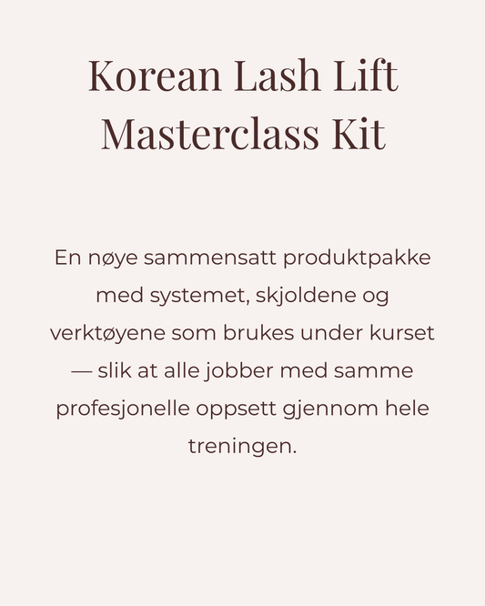 Korean Lash Lift Masterclass Add-ons