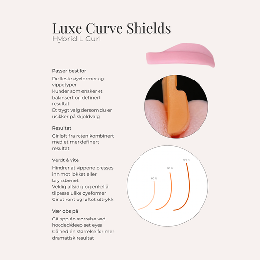 Luxe Curve Hybrid Shields (L-curl)