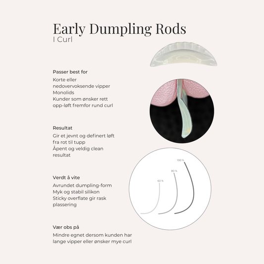 Early Dumpling Rods (I-curl)