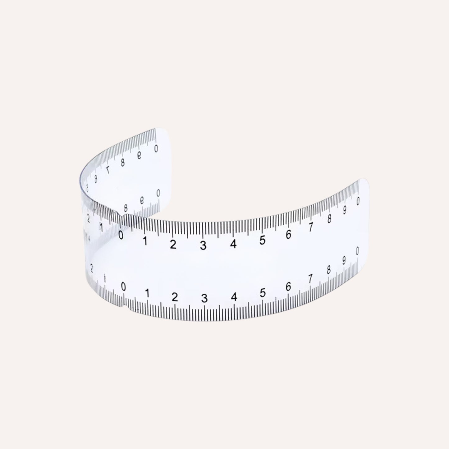 Fleksibel brynslinjal